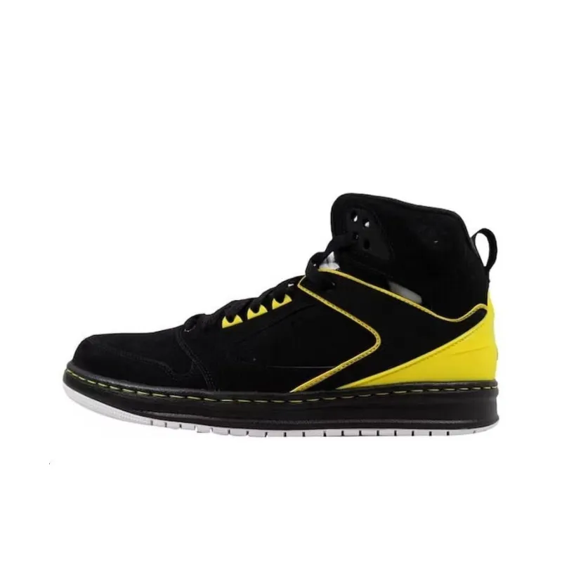Jordan Sixty Club Black Yellow Metallic Silver-0