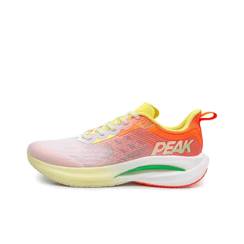 PEAK Running Shoes Men Low-Top Bright Orange/Light Yellow