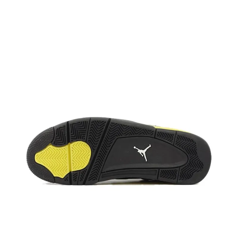 JORDAN 4 Retro Thunder 2006 'Black Yellow'-4
