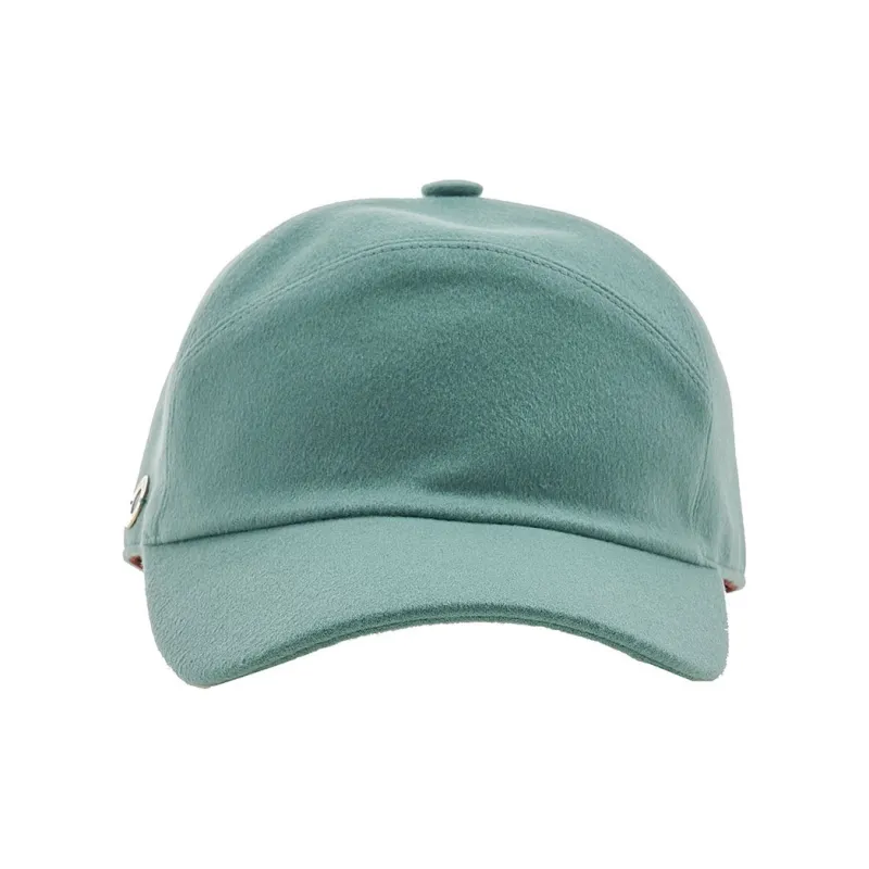 Loro Piana Cashmere Pure Virgin Wool Baseball Caps Women's Green-1