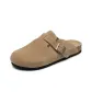 Khaki Mules--Unlined
