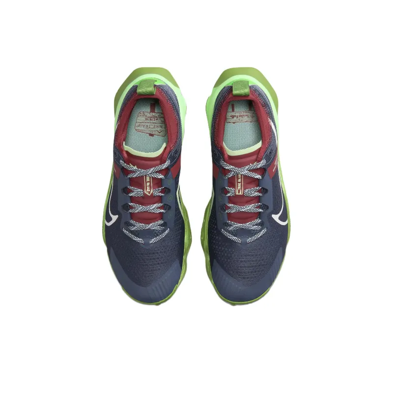 Nike ZoomX Zegama Thunder Blue Chlorophyll Dark Team Red Summit White Women's-3