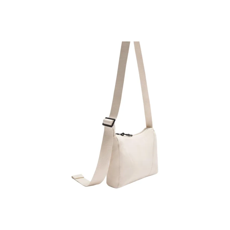ZARA Polyamide Shoulder Bag Crossbody Bag Small Size Men's Gray White-2