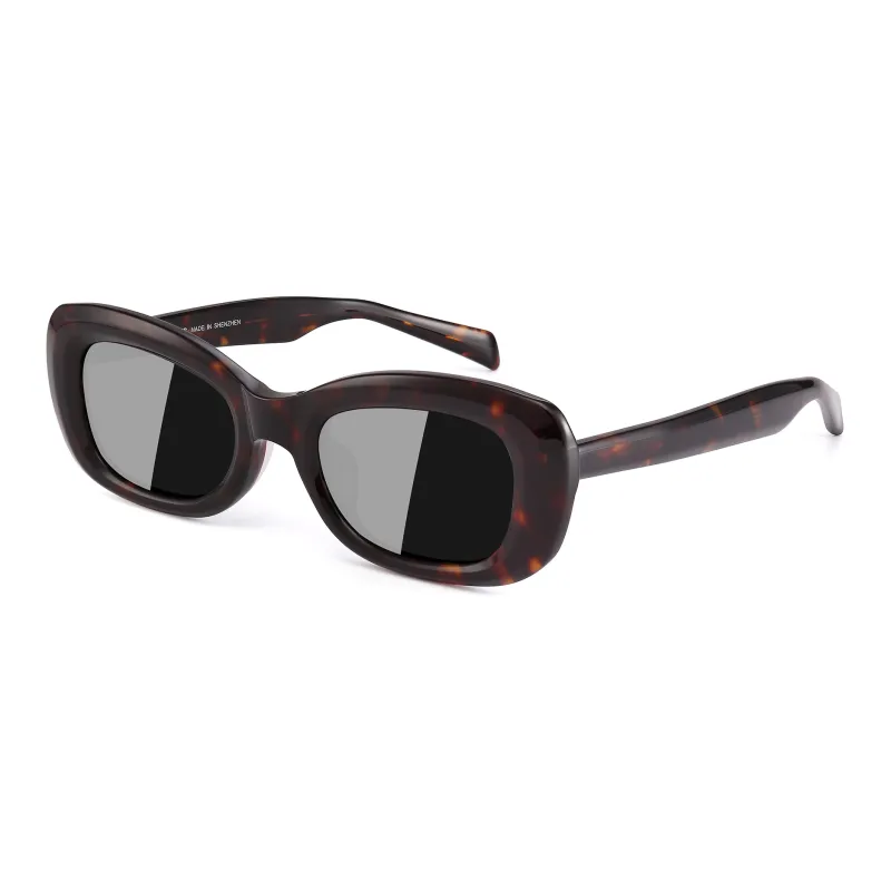 SUYAN Plate Frame Irregular Shape Sunglasses Unisex-0