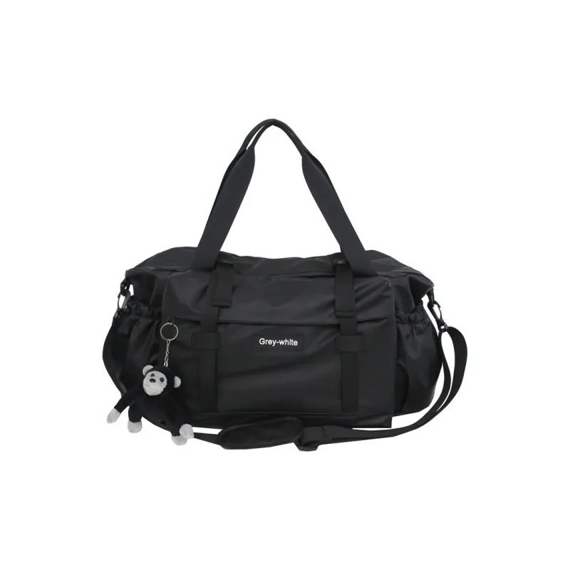 GEERDUN Oxford Shoulder Bag Crossbody Bag Gym Bag Unisex Green/Black/Champagne/Champagne Pink-4