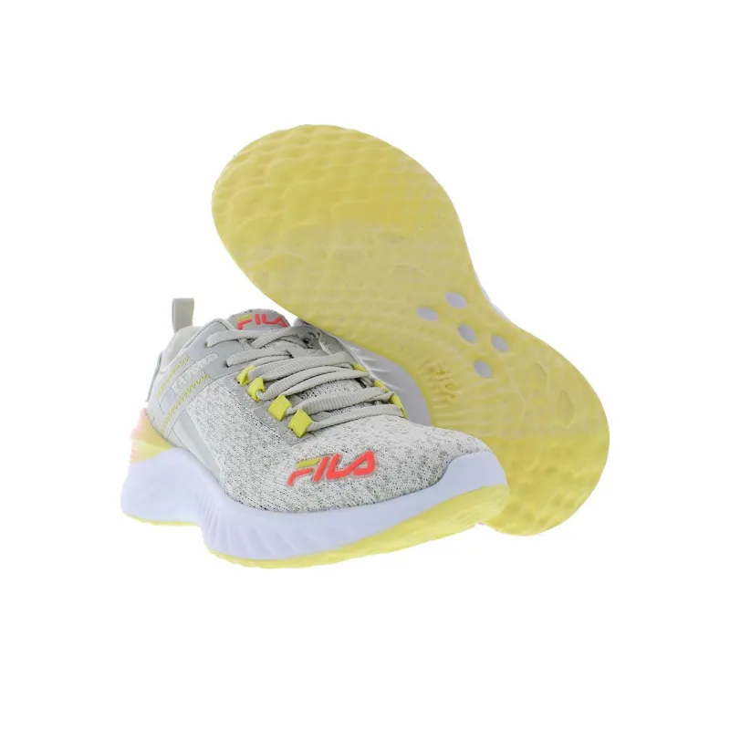 FILA Wear resistant And Lightweight Low Top Running Shoes Women's Gray-3