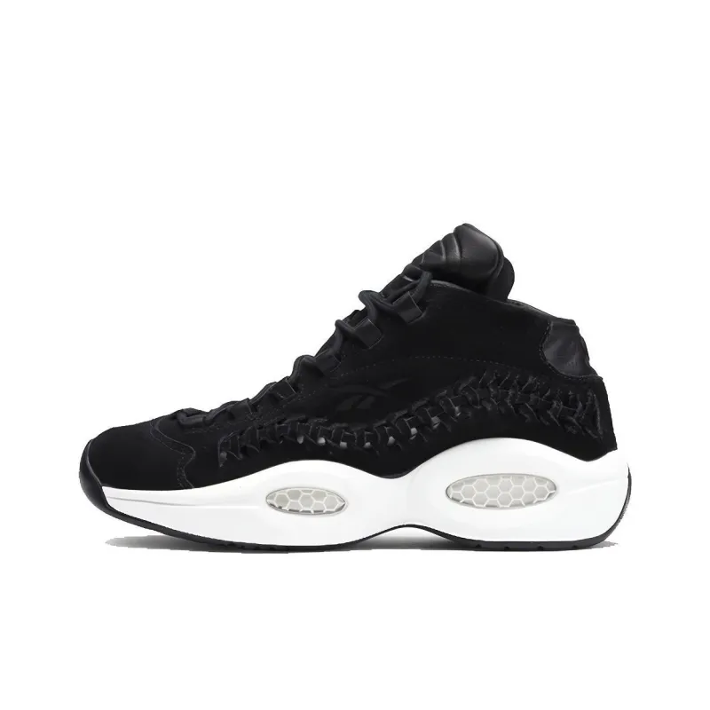 Reebok Question Mid Hall Of Fame Black Braid-0