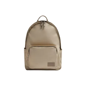 ZARA Polyurethane Backpack Men's Gray White