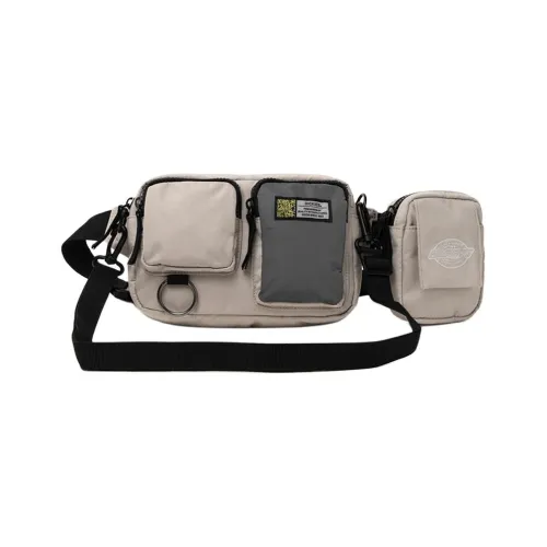 Dickies Polyester Combo Bag Sling Bag Fanny Pack Shoulder Bag Crossbody Bag Men's Greige