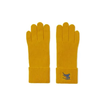 Burberry Knit Gloves Unisex Yellow