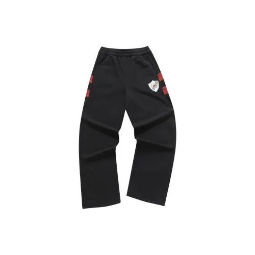 Facetasm X FILA FUSION Knitted Sweatpants Women's Elegant Black