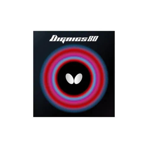 Butterfly DIGNICS 80 Table Tennis Rubbers Sponge Inverted Rubber All Compatibility Hardness 40 Black