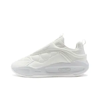 XTEP Infinite II Cushioning Wear Resistant Low Top Skateboard Shoes Women's White Gray