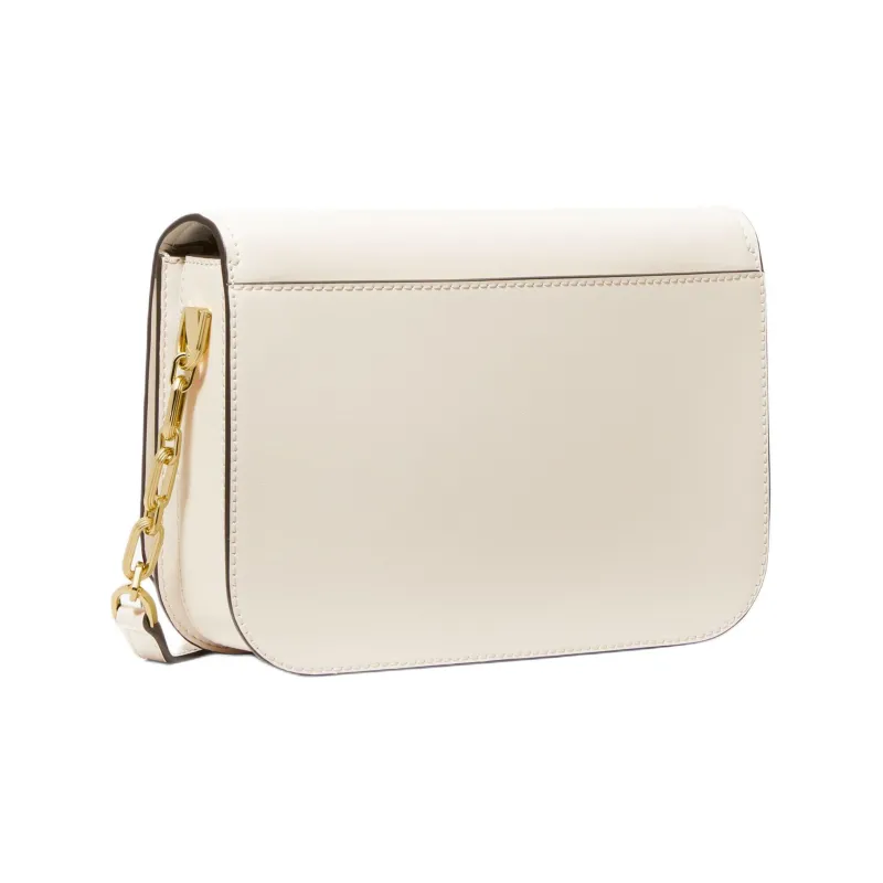 MICHAEL KORS Delancey Artificial Leather Messenger Bag Shoulder Bag Crossbody Bag Medium Size Women's Milk White-1