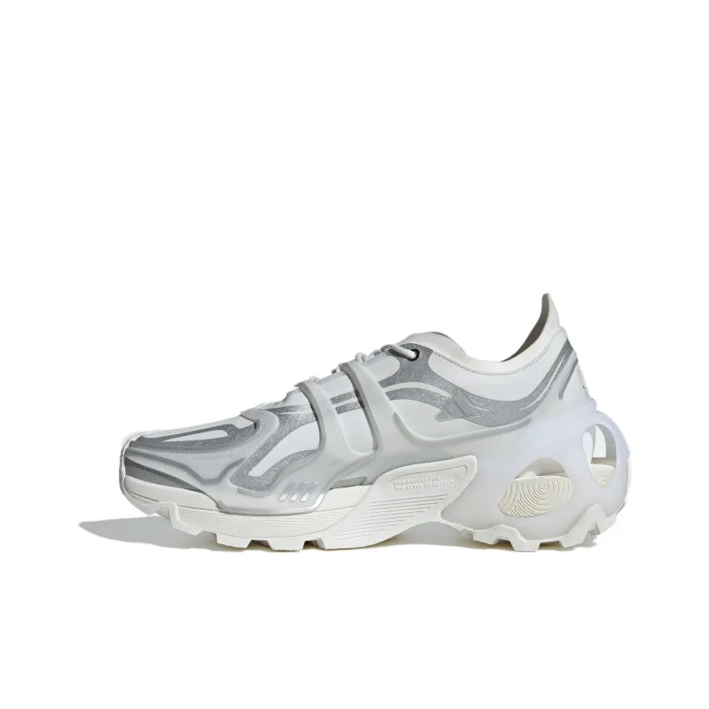 Adidas Wonder Runner Pro Durable Breathable Low Top Carbon Plate Running Shoes Unisex Silver White-0