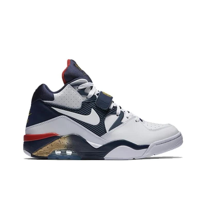 Nike Air Force 180 Olympic Mid-Top Skateboard Shoes Men's Olympic Blue 2016-1