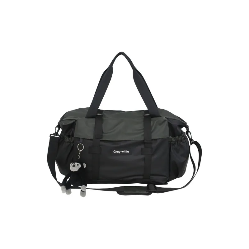 GEERDUN Oxford Shoulder Bag Crossbody Bag Gym Bag Unisex Green/Black/Champagne/Champagne Pink-0
