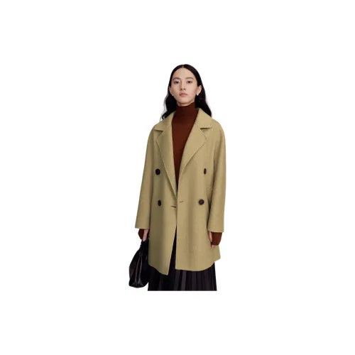 VGRASS STUDIO Coats Women's Laurel Green