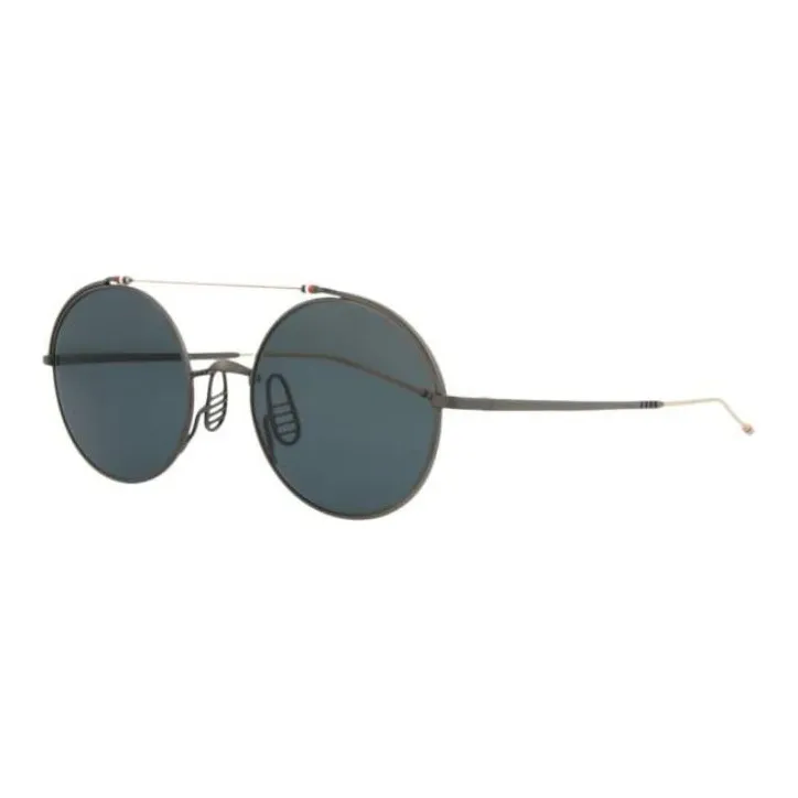 THOM BROWNE· Round Sunglasses Unisex Gray-0