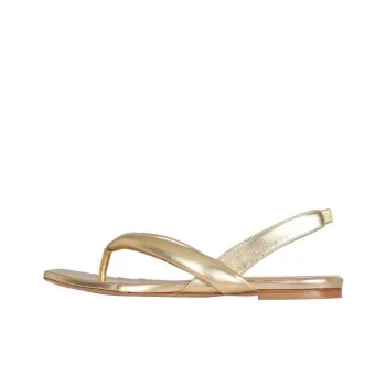 GIA BORGHINI One Strap Sandals 1cm Women's Gold