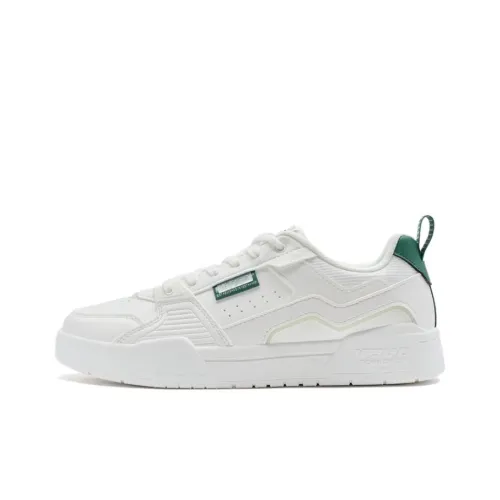 XTEP Unbounded Cushioning Wear Resistant Low Top Skateboard Shoes Women's Sail White