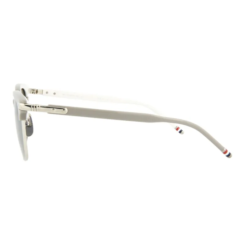 THOM BROWNE· Acetate Irregular Shape Sunglasses Unisex Gray-2
