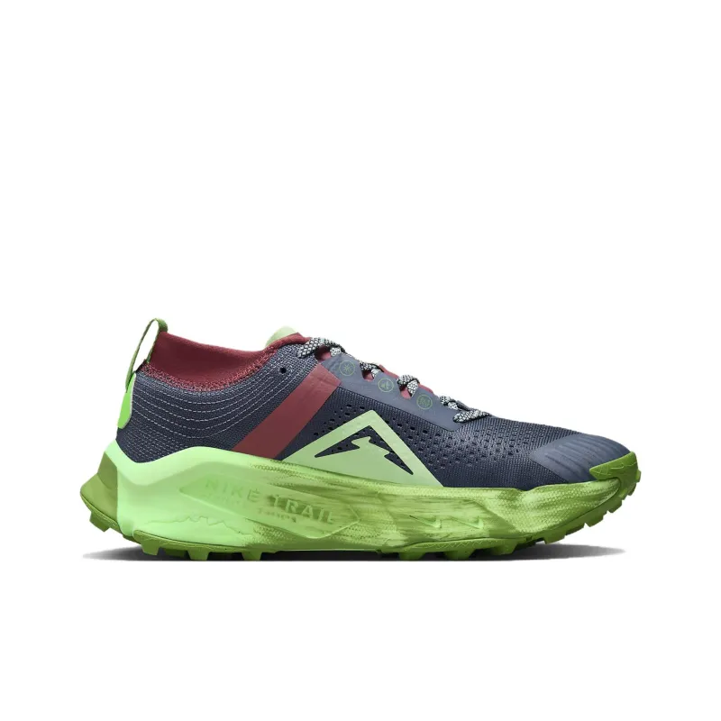 Nike ZoomX Zegama Thunder Blue Chlorophyll Dark Team Red Summit White Women's-1
