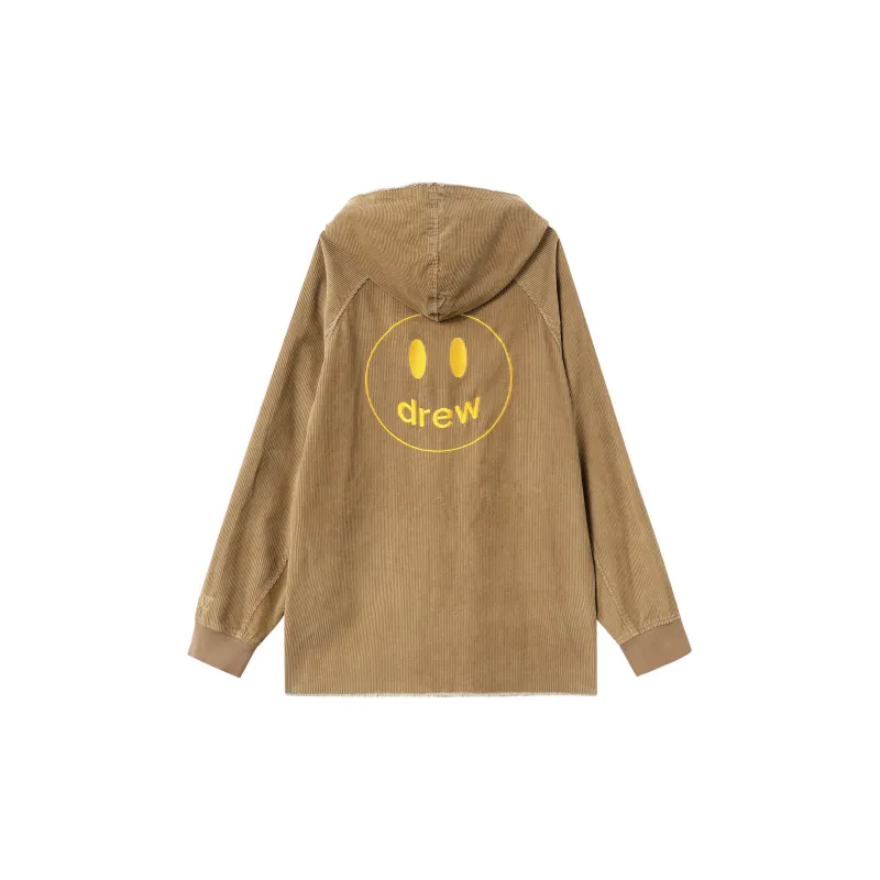 Drew House Smiley Collection Sweatshirts Unisex Coffee Brown-1