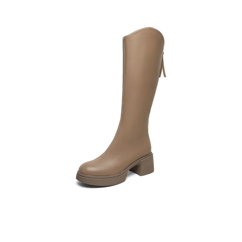 Mulinsen Knee-high Boots 6cm Women's-8