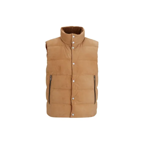 HUGO BOSS Vests Men Light Brown