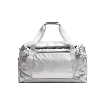 ZARA Polyurethane Bowling Bag Shoulder Bag Crossbody Bag Handbag Large Size Men's Silver