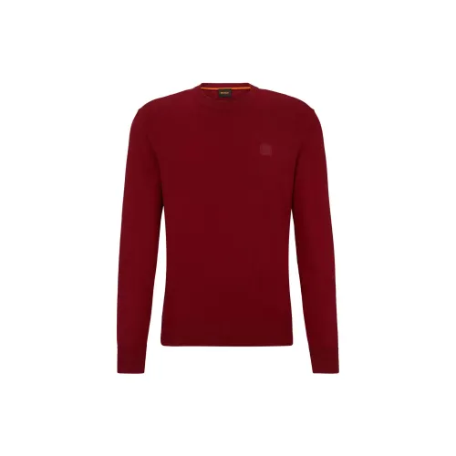 HUGO BOSS Sweaters Men Red