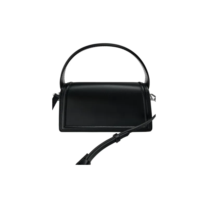 ZARA PU Handbag Shoulder Bag Crossbody Bag Small Size Women's Black-5