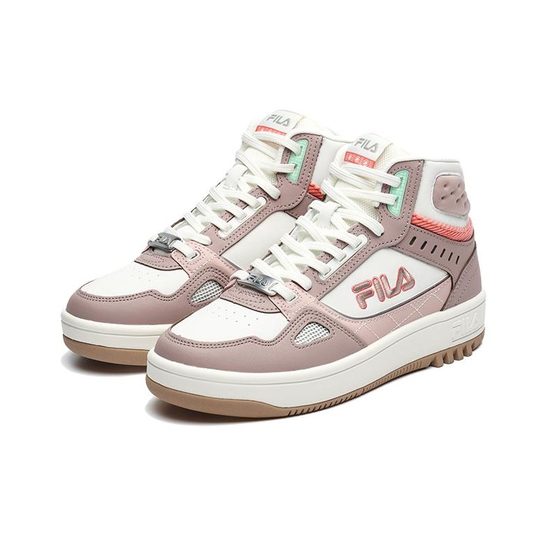 Pink fila high tops top