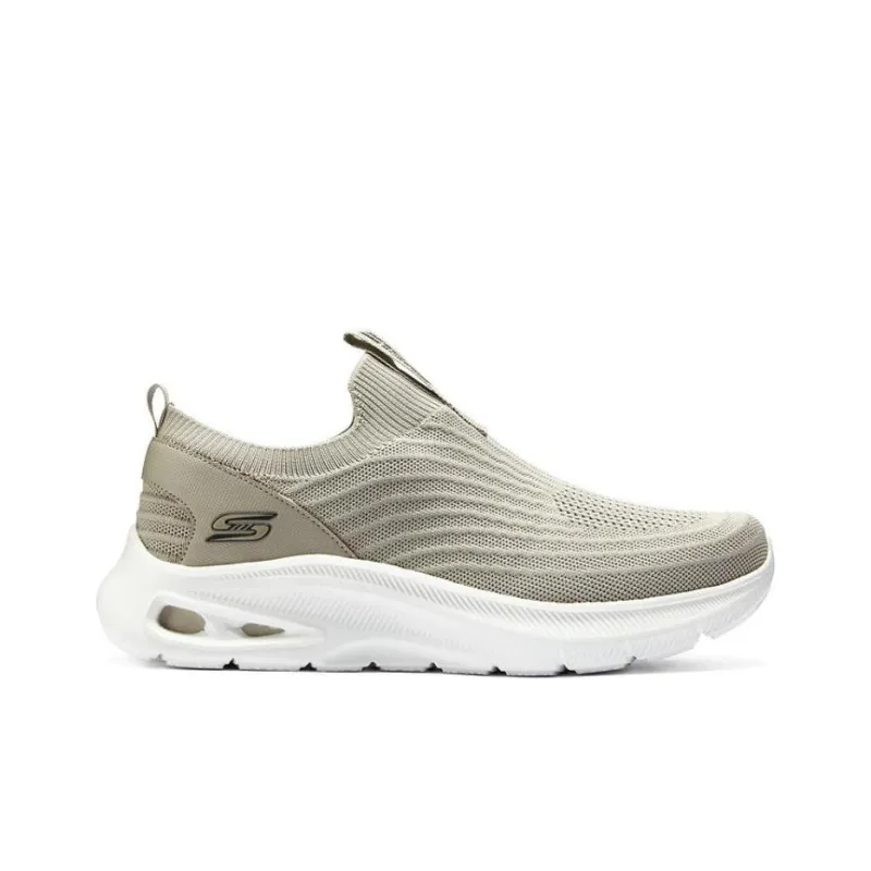 Skechers BOBS Sport Cushioning Wear Resistant Low Top Casual Shoes Men's Taupe-1