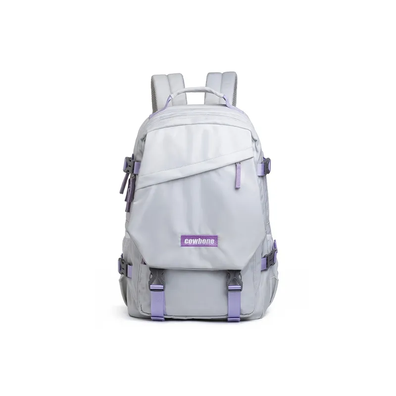 COWBONE Nylon Laptop Backpack Unisex Purple-8