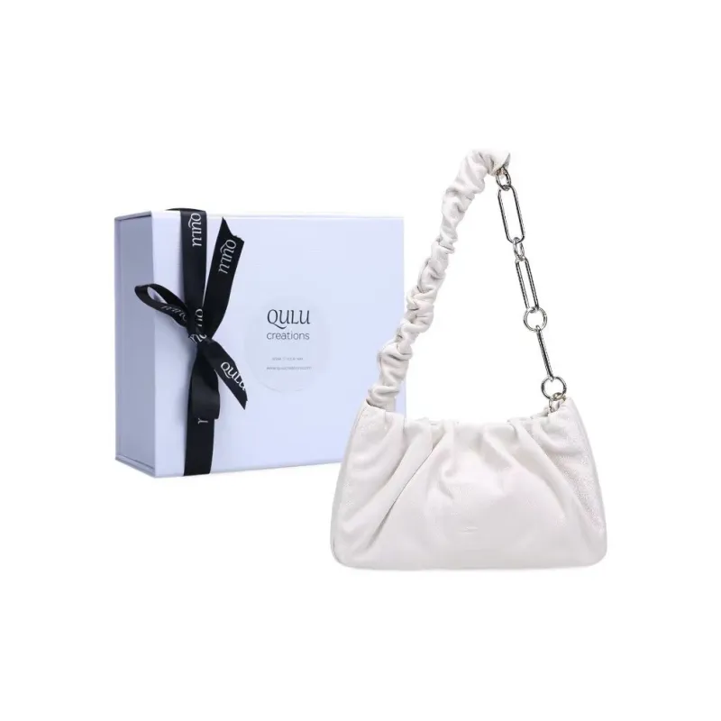 QULU Sheepskin Tofu Bag, Cloud Underarm Handbag, Shoulder Bag Women's Multiple Colors-0