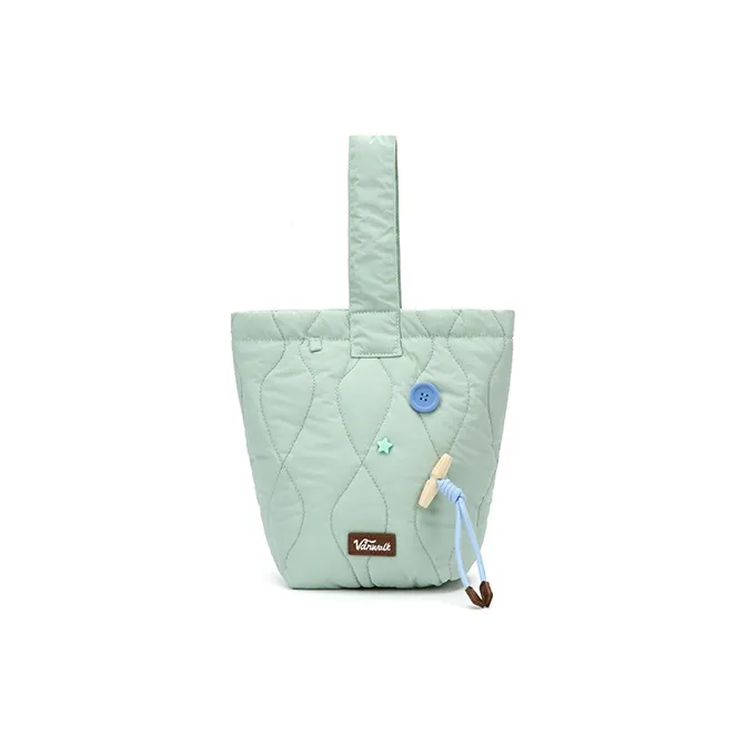 VANWALK Nylon Shoulder Bag, Cloud Bag, Handbag Regular Women's Yellow/Green/Brown/White-5