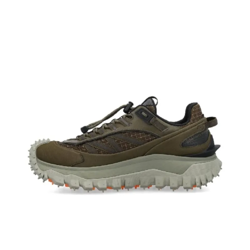 Moncler Low-Top Casual Shoes Men's Army Green-0