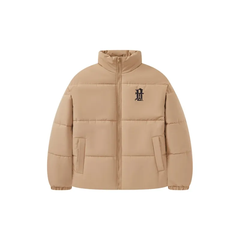 PEAK Puffer Jackets Unisex Khaki-1