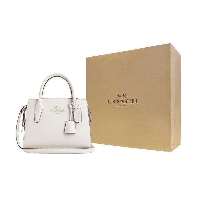 COACH PVC With Skin Crossbody Bag, Shoulder Bag Women's White-5