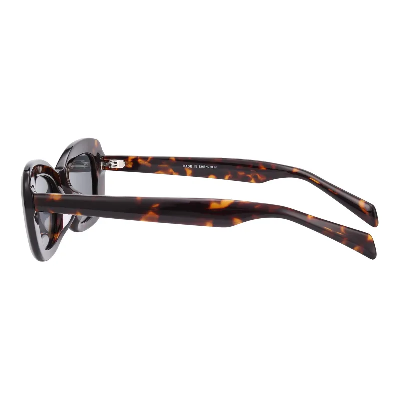 SUYAN Plate Frame Irregular Shape Sunglasses Unisex-2