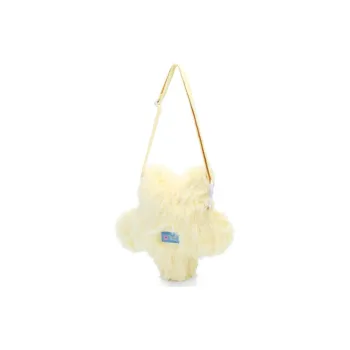 VANWALK Polyester Irregular Shaped Bag, Crossbody Bag Regular Women's Pink/Black/Yellow