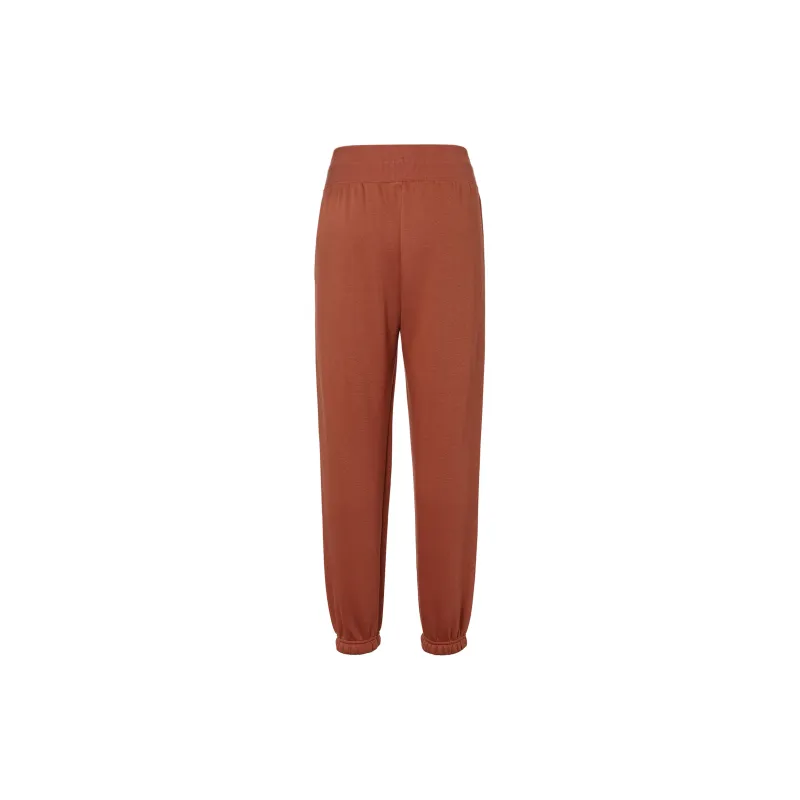 Nike Knitted Sports Pants Women's Torn Orange-1