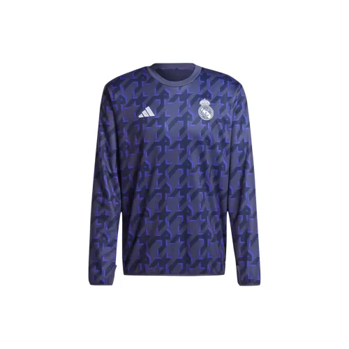 Adidas Real Madrid Soccer Jerseys Men Dark Blue