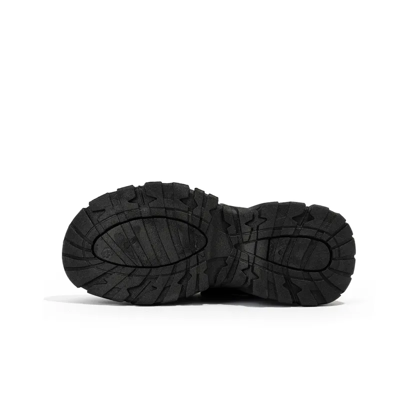 Humanism 1986 Chunky Sneakers Women's Low Top Black-5