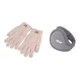 Khaki Glove+Gray Earmuff