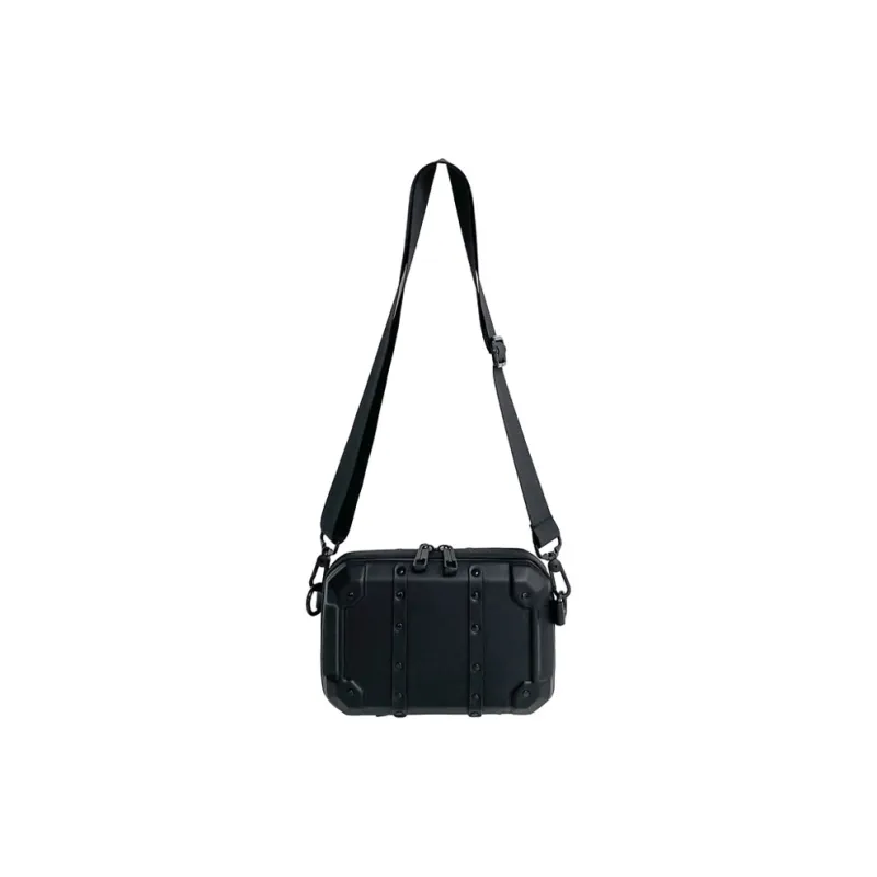 ALNI BITTON PVC Small Square Bag Shoulder Bag Crossbody Bag Regular Men's White/Black-0