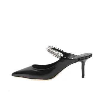 Jimmy Choo Bing 70mm Crystal embellished Mules