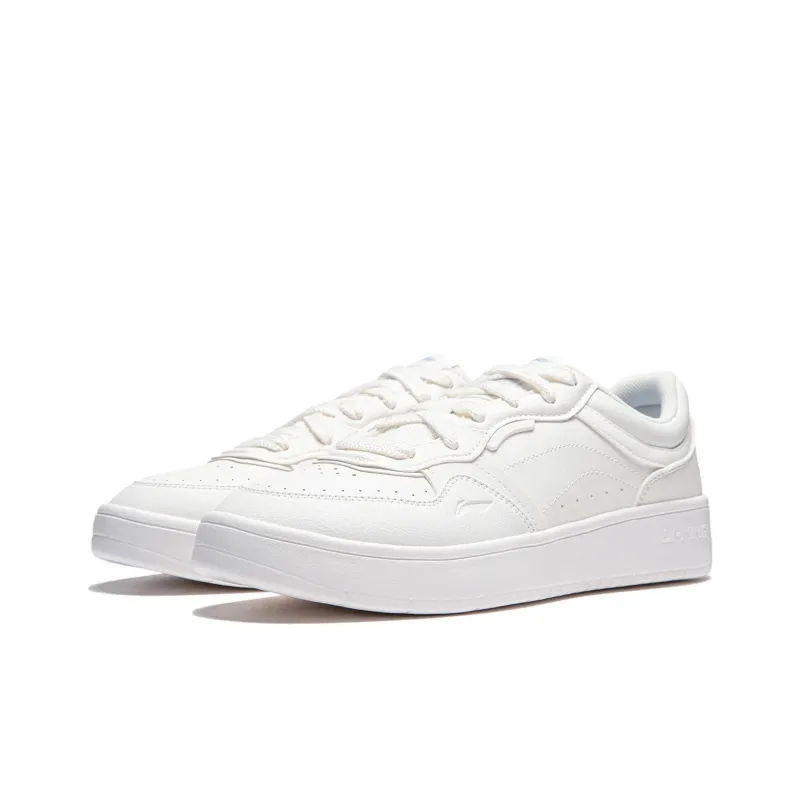 LiNing Line 2.0 At The Beginning V2 Anti Slip Wear Resistant Skateboard Shoes Women's White-1